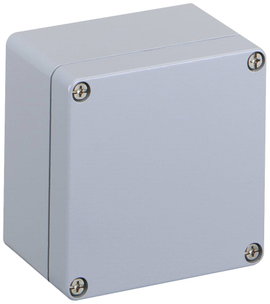 Installációs műszerdoboz 122 x 120 x 81 mm, alu, ezüstszürke, Spelsberg AL 1212-8