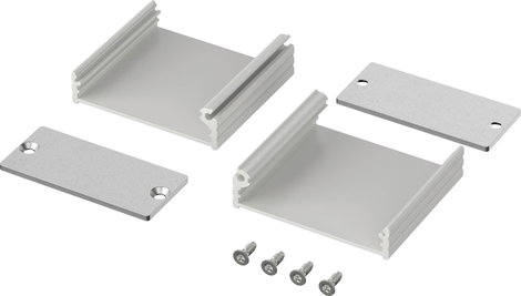 Profil doboz 55.3 x 24.4 x 50 mm, alu (eloxált), Bopla FILOTEC F 524-50 2. kép