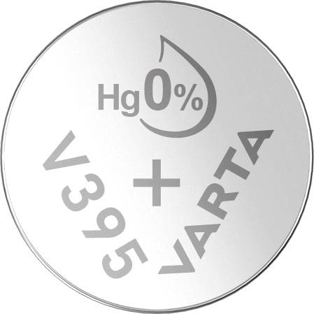395 gombelem, ezüstoxid, 1,55V, 42 mAh, Varta SR927SW, SR57, SR927, SR926, V395, D395, 610, LA, 280-