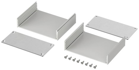 Profil doboz 105 x 48 x 80 mm, alu (eloxált), Bopla FILOTEC F 1048-80 2. kép
