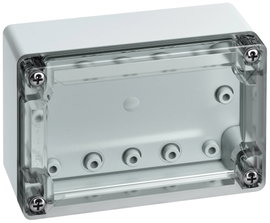 Installációs műszerdoboz 122 x 82 x 55 mm, ABS, szürke (RAL 7035), Spelsberg TG ABS 1208-6-to