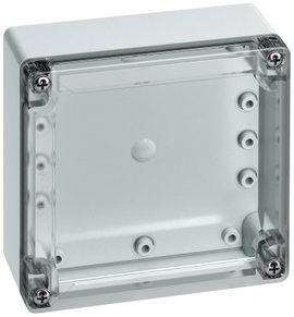 Installációs műszerdoboz 124 x 122 x 55 mm, ABS, szürke (RAL 7035), Spelsberg TG ABS 1212-6-to