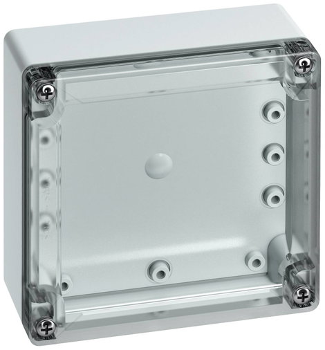 Installációs műszerdoboz 124 x 122 x 55 mm, ABS, szürke (RAL 7035), Spelsberg TG ABS 1212-6-to
