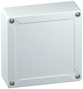 Installációs műszerdoboz 124 x 122 x 55 mm, polikarbonát, szürke (RAL 7035), Spelsberg TG PC 1212-6-