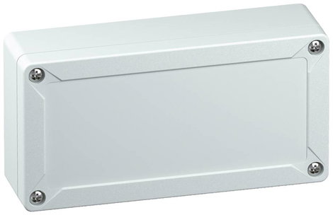 Installációs műszerdoboz 162 x 82 x 55 mm, polikarbonát, szürke (RAL 7035), Spelsberg TG PC 1608-6-o