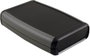 Kézi műszerdoboz 117 x 79 x 25 mm, ABS, fekete mm, Hammond Electronics 1553WBBK bélyegkép