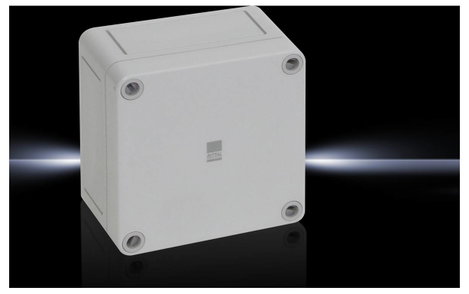 Installációs műszerdoboz 94 x 94 x 57 mm, polikarbonát, szürke (RAL 7035), Rittal PK 9504.000
