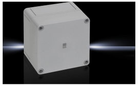 Installációs műszerdoboz 110 x 110 x 90 mm, polikarbonát, szürke (RAL 7035), Rittal PK 9507.000