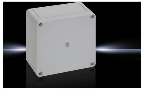 Installációs műszerdoboz 130 x 130 x 75 mm, polikarbonát, szürke (RAL 7035), Rittal PK 9510.000