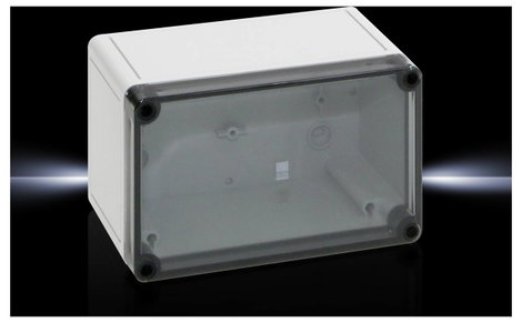 Installációs műszerdoboz 180 x 110 x 90 mm, polikarbonát, szürke (RAL 7035), Rittal PK 9514.100