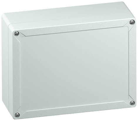 Installációs műszerdoboz 202 x 152 x 90 mm, polikarbonát, szürke (RAL 7035), Spelsberg TG PC 2015-9-