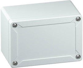 Installációs műszerdoboz 122 x 82 x 85 mm, polikarbonát, szürke (RAL 7035), Spelsberg TG PC 1208-9-o