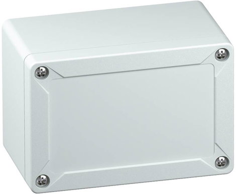 Installációs műszerdoboz 122 x 82 x 85 mm, polikarbonát, szürke (RAL 7035), Spelsberg TG PC 1208-9-o