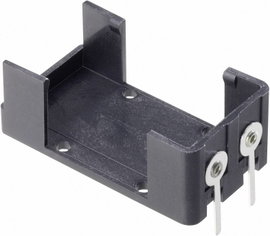 Elemtartó 9V-os elemhez 1 x 9V, nyákba forrasztható, 54 x 29 x 20 mm, Keystone 1294
