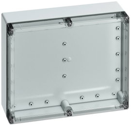 Installációs műszerdoboz 302 x 232 x 90 mm, polikarbonát, szürke (RAL 7035), Spelsberg TG PC 3023-9-