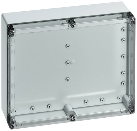 Installációs műszerdoboz 302 x 232 x 90 mm, polikarbonát, szürke (RAL 7035), Spelsberg TG PC 3023-9-