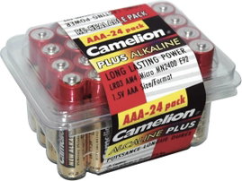 Mikroelem AAA, alkáli mangán, 1,5V, 24 db, Camelion LR03, AAA, LR3, AM4M8A, AM4, S