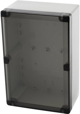 Fali installációs műszerdoboz 244 x 164 x 90 mm, polikarbonát, szürke (RAL 7035), Fibox EURONORD 3 P