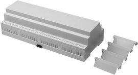 Kalapsín műszerdoboz 90 x 210 x 58 mm, polikarbonát, Axxatronic CNMB-12-KIT-CON
