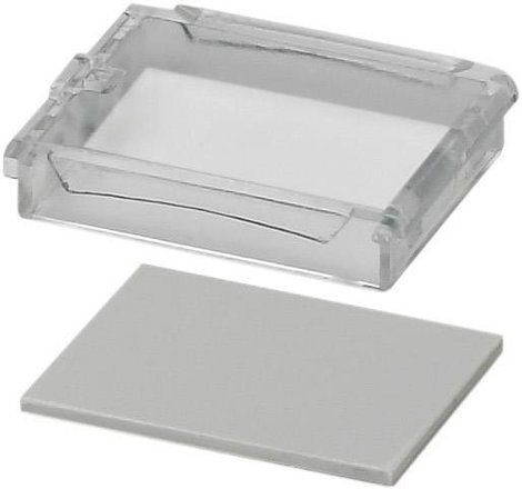 Kalapsín műszerdoboz fedél 45 x 17.8 x 8 mm, polikarbonát, átlátszó, Phoenix Contact BC 17,8 DKL S T