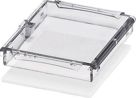 Kalapsín műszerdoboz fedél 45 x 53.6 x 8 mm, polikarbonát, átlátszó, Phoenix Contact BC 53,6 DKL S T