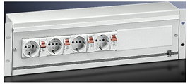 Energiaelosztó doboz, 482,6 mm-es (19˝-os), Rittal DK 7480.035