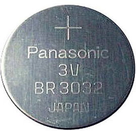 CR3032 lítium gombelem, 3 V, 500 mA, Panasonic BR2032, DL3032, ECR3032, KCR3032, KL3032, KECR3032, L