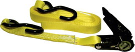 Kétrészes racsnis rögzítő heveder kampókkal 5 m x 25 mm, 250/500 kg, Kunzer ZG 5,0 H
