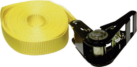 Racsnis rögzítő heveder 6 m x 25 mm, 400/800 kg, Kunzer ZG 6,0 LC 400 daN