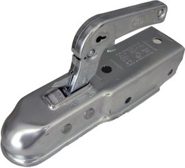 Utánfutó vonófej 750 kg, 50 mm, acél
