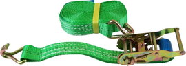 Kétrészes racsnis rögzítő heveder 8 m x 50 mm, 2000/4000 kg, 60037