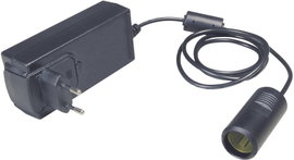 Hűtőtáska adapter, 230V/12V szivargyújtó hálózati adapter átalakító AC/DC 230 - 12V 5A 60W ProCar 20
