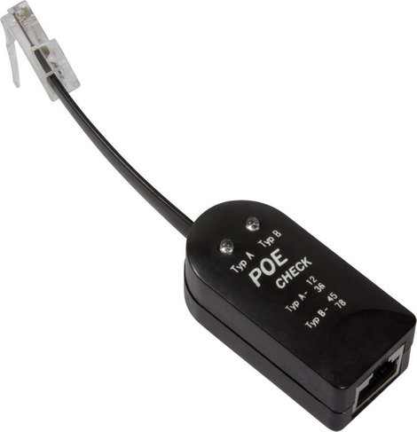 POE Power Over Ethernet kábelteszter, RJ45 csatlakozó teszter LogiLink PoE Finder WZ0028 2. kép