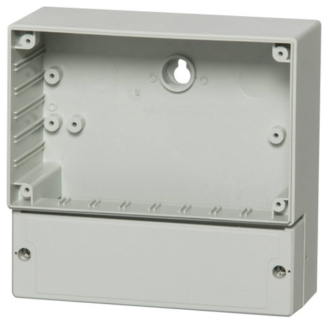 Fali műszerdoboz 166 x 160 x 80 mm, polikarbonát, szürke (RAL 7035), Fibox PC 17/16-LC3