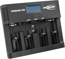 Hengeres akkutöltő, NiCd, NiMH, Ansmann Powerline 5 Pro