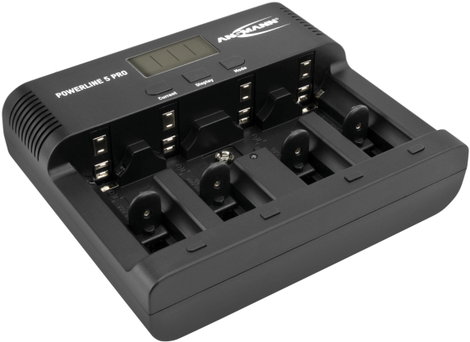Hengeres akkutöltő, NiCd, NiMH, Ansmann Powerline 5 Pro 2. kép