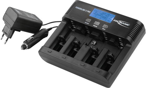 Hengeres akkutöltő, NiCd, NiMH, Ansmann Powerline 5 Pro 7. kép