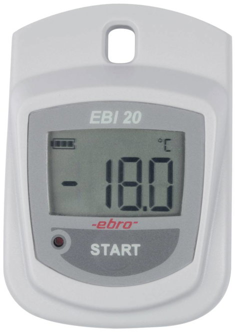 Hőmérséklet adatgyűjtő -30...+70°C, Ebro EBI 20-T1