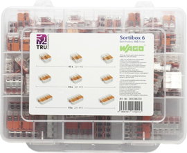 WAGO WA-741-644 Vezetékösszekötő készlet hajlékony: 0.14-4 mm² merev: 0.2-4 mm² 105 db