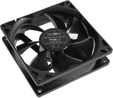Számítógépház ventilátor 92 x 92 x 25 mm, NoiseBlocker 2. kép
