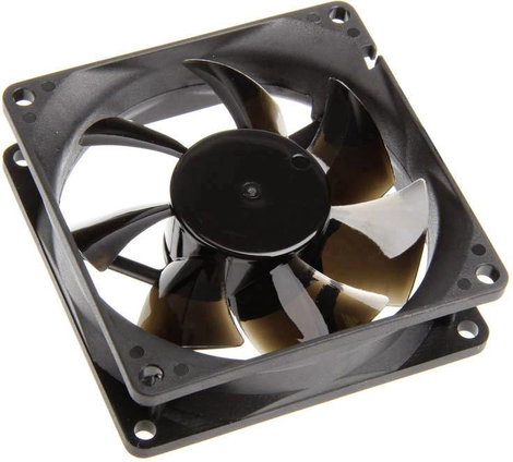 Számítógépház ventilátor 80 x 80 x 25 mm, NoiseBlocker BlackSlient Pro P-P 2. kép
