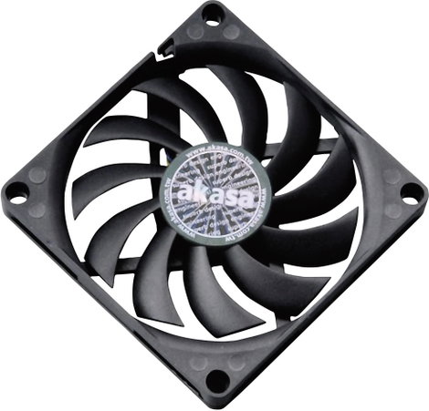 Számítógépház ventilátor 80 x 80 x 10,8 mm, Akasa AK-FN076 Slimline