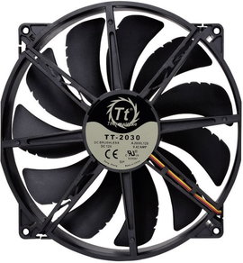 Számítógépház ventilátor 200 x 200 x 30 mm, Thermaltake CL-F015-PL20BL-A