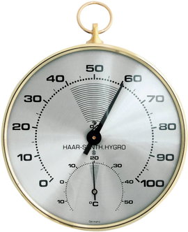 Analóg hőmérő és páratartalom mérő, arany, TFA 45.2007