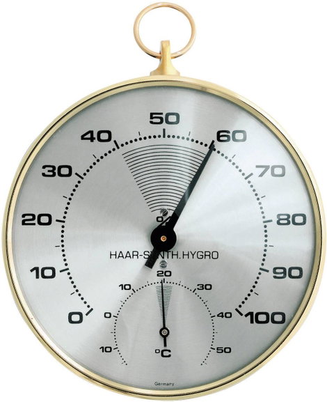 Analóg hőmérő és páratartalom mérő, arany, TFA 45.2007