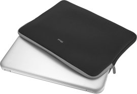 Notebook tok, cipzáros 33,0 cm (13) - 33,8 cm (13,3) kijlező méretig, fekete színű Trust Primo Soft 