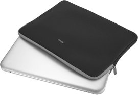 Notebook tok, cipzáros 29,5 cm (11,6) kijlező méretig, fekete színű Trust Primo Soft Sleeve 21254