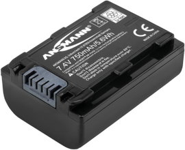 NP-FH50 Sony kamera akku 7,4V 750 mAh, Ansmann