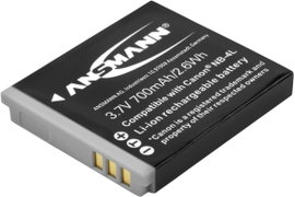 NB-4L Canon kamera akku 3,7V 700 mAh, Ansmann