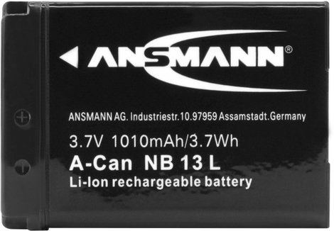 NB-13L Canon kamera akku 3,7V 1010 mAh, Ansmann 2. kép